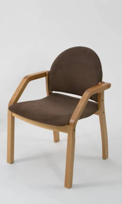 Стол Монте К 100 натур со стульями Джуно натур велюр коричневый