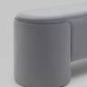Банкетка Taks велюр серый