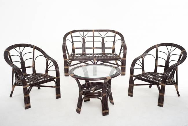 Комплект для отдыха  01/90   темный коньяк