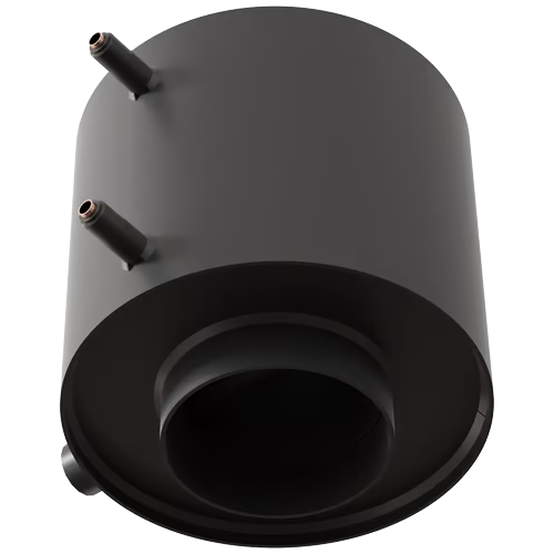 Теплообменник водный для дымохода, со змеевиком, д. 150 (V2)