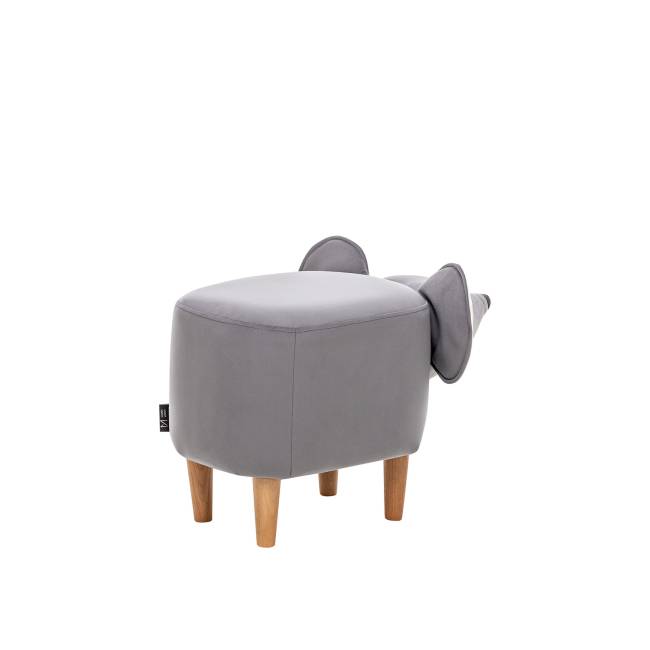 Пуф Leset Mouse COMBI V32 серый, компаньон V01 белый Бук