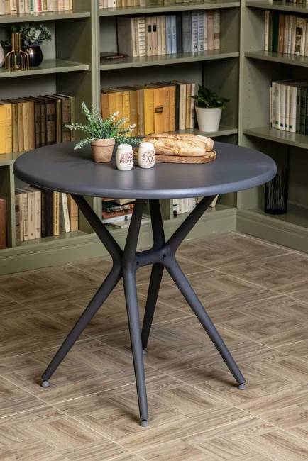 Пластиковый стол TOM в сером цвете