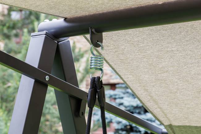 Качели LOAN трехместные из стали Качели LOAN трехместные из стали