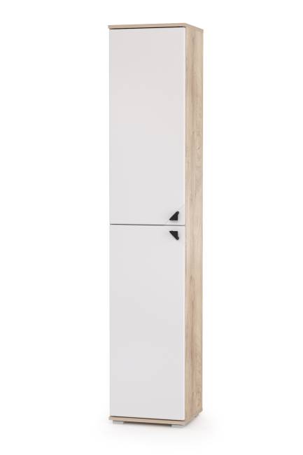 Два рабочих места Бостон с полками и пеналами цвет дуб эндгрейн элегантный/фасады МДФ милк рикамо софт