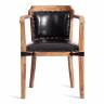 Кресло Бомбей (CW-6374) Нью/New массив палисандра, 60х53х84см, натуральный тонированный натуральный палисандр