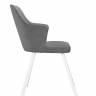 Стул DikLine 345 C56 серый, ножки белые