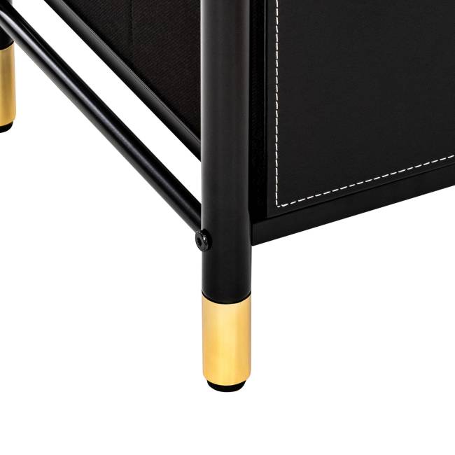 Комод Leset Хайди 6 ящиков Чёрный Чёрный