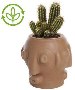 Кашпо из биопластика Threebu Pot Special земля Саванны 450х450х450 мм Кашпо из биопластика Threebu Pot Special земля Саванны 450х450х450 мм