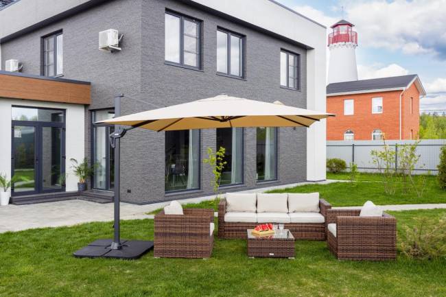 Зонт SKY квадратный в комплекте с утяжелителями