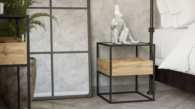 Прикроватная тумба Калифорния Кассо ТП01 Дуб вотан