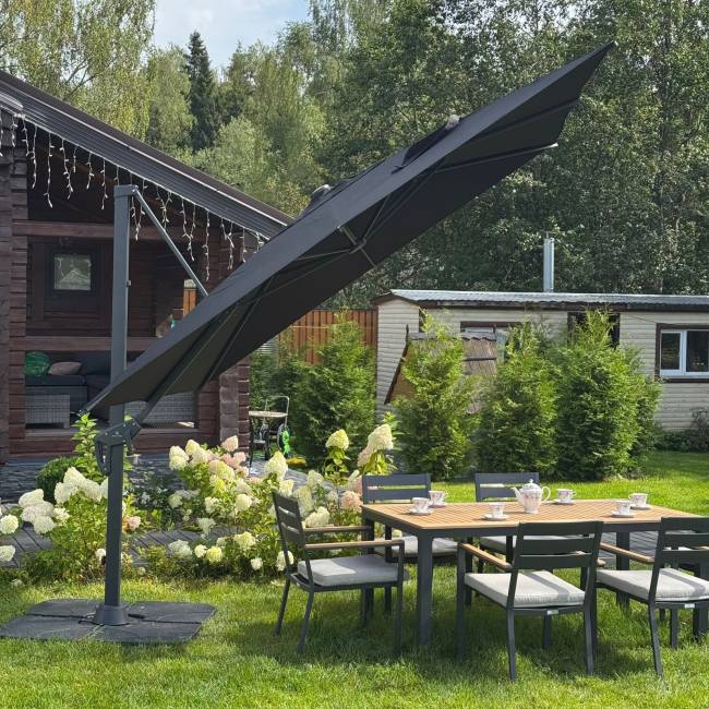 Зонт SKY BLACK квадратный