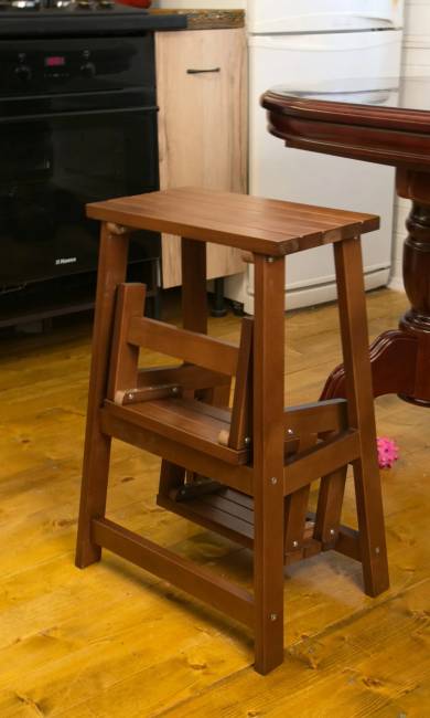 Табурет-стремянка Марк, Орех