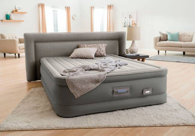 64770, Intex, Надувная кровать 152х203х46см "Premaire Dream Support" встр.нас. 220В, до 272кг 64770, Intex, Надувная кровать 152х203х46см "Premaire Dream Support" встр.нас. 220В, до 272кг