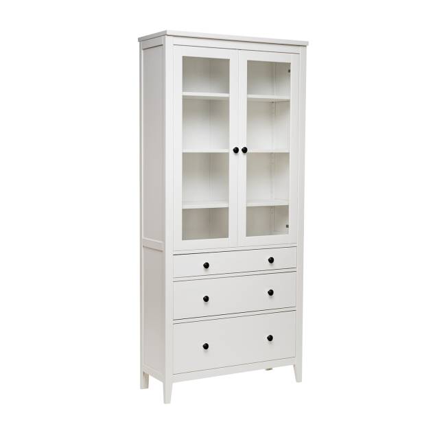 Leset Шкаф-витрина "Мира" (Шкаф для посуды 23) Белый