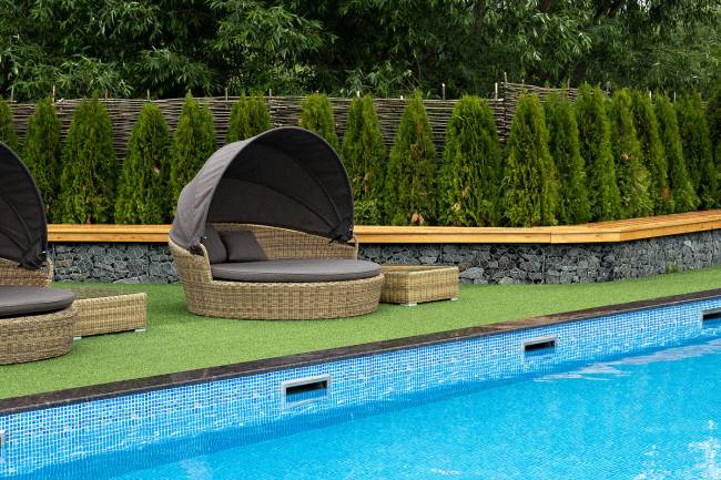 "Стильяно" плетеная кровать круглая, цвет соломенный "Стильяно" плетеная кровать круглая, цвет соломенный