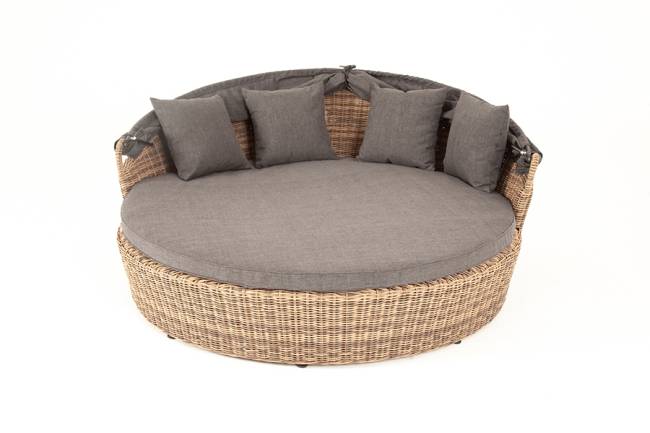 "Стильяно" плетеная кровать круглая, цвет соломенный "Стильяно" плетеная кровать круглая, цвет соломенный