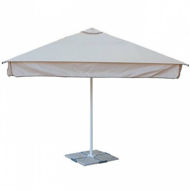 Зонт уличный 3,0х3.0 м стальной каркас, с подставкой