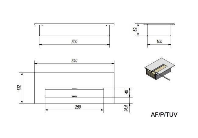 Биокамин Kratki BRAVO TUV стальной