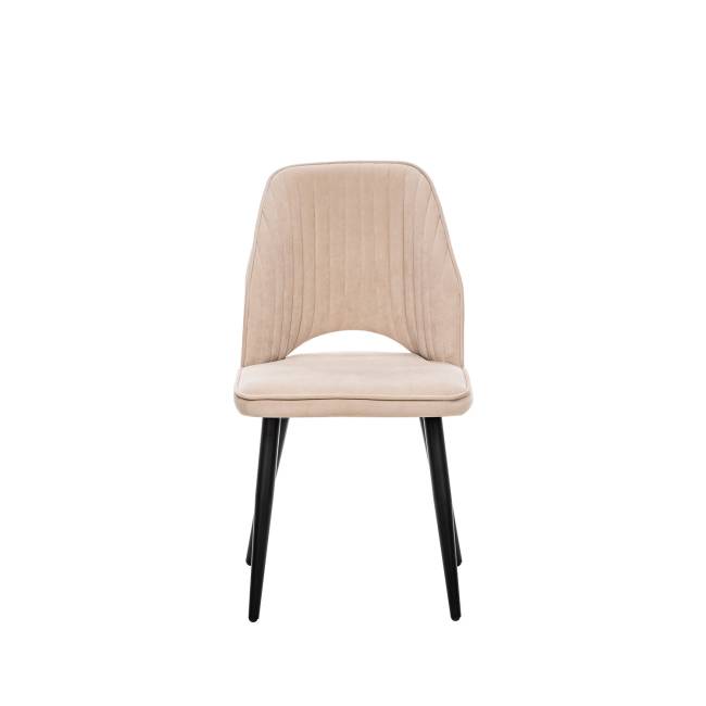 Стул Leset Арман 360 (поворотный механизм) Бежевый Чёрный