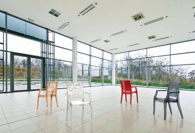 Кресло прозрачное Arthur прозрачный 560х600х910 мм