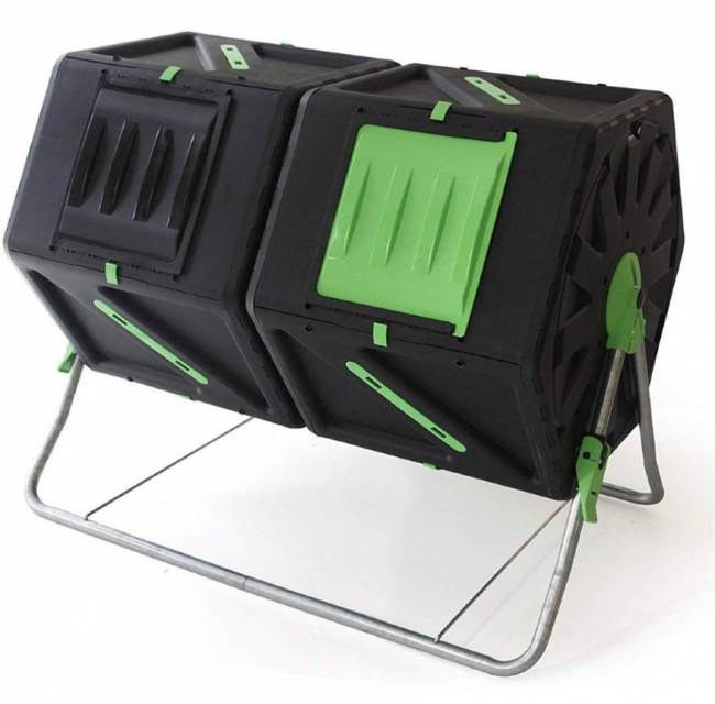 Компостер вращающийся HELEX двойной 2*105 л Компостер вращающийся HELEX двойной 2*105 л