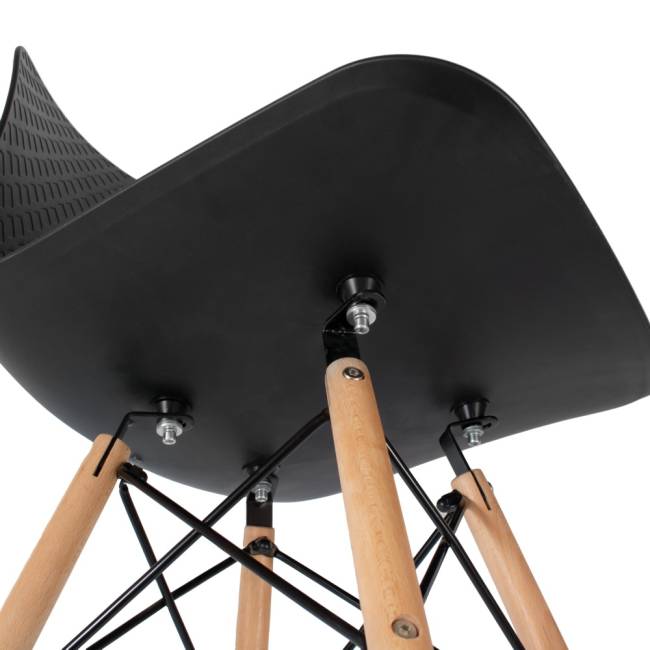 Стул Eames Waffle чёрный