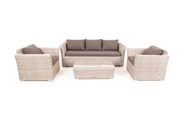 "Капучино" лаунж-зона из искусственного ротанга, цвет бежевый "Капучино" лаунж-зона из искусственного ротанга, цвет бежевый