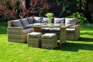 ZORRO бежевый комплект мебели из искусственного ротанга