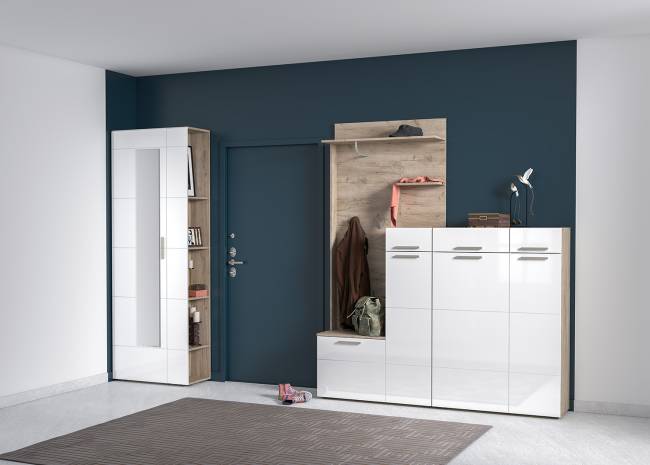 Вешалка Лайн 15.03 цвет дуб крафт серый