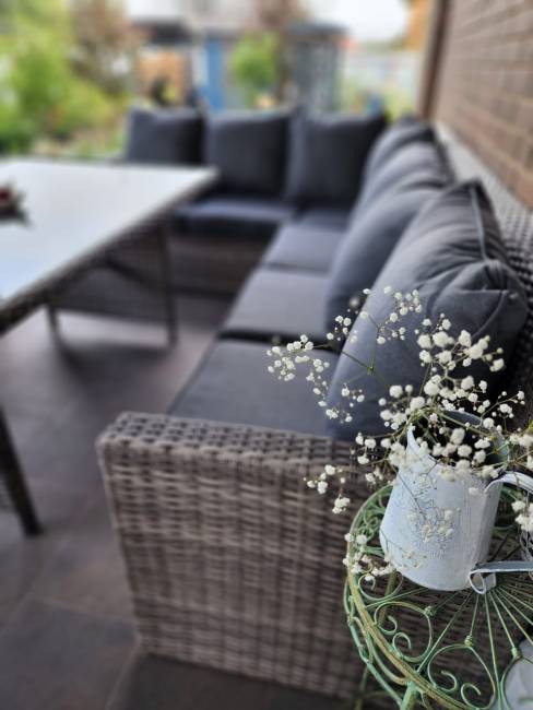 ZORRO PLUS серый комплект мебели из искусственного ротанга