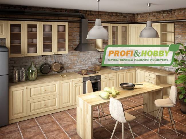 Шкаф навесной 300 х 300 х 720 филенка, сосна, бесцветный лак Шкаф навесной 300 х 300 х 720 филенка, сосна, бесцветный лак