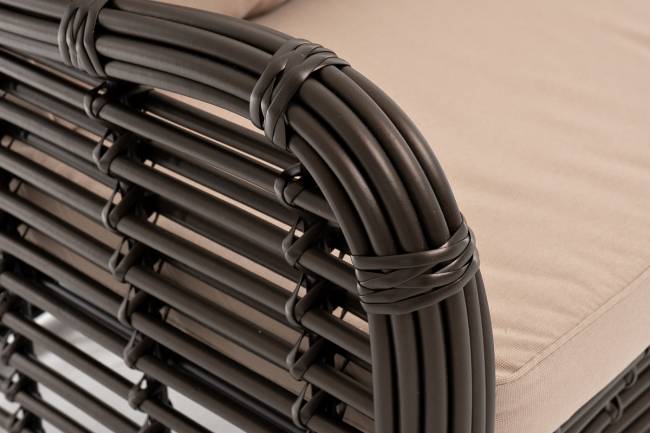 "Ницца" диван из искусственного ротанга трехместный, цвет бронзовый "Ницца" диван из искусственного ротанга трехместный, цвет бронзовый