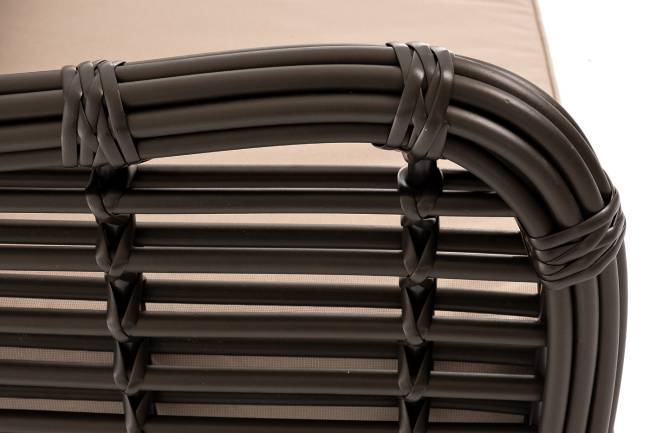 "Ницца" диван из искусственного ротанга трехместный, цвет бронзовый "Ницца" диван из искусственного ротанга трехместный, цвет бронзовый