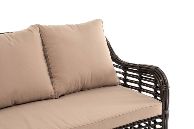 "Ницца" диван из искусственного ротанга трехместный, цвет бронзовый "Ницца" диван из искусственного ротанга трехместный, цвет бронзовый