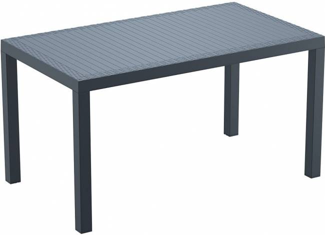 Стол пластиковый Orlando 140 антрацит 1400х800х750 мм