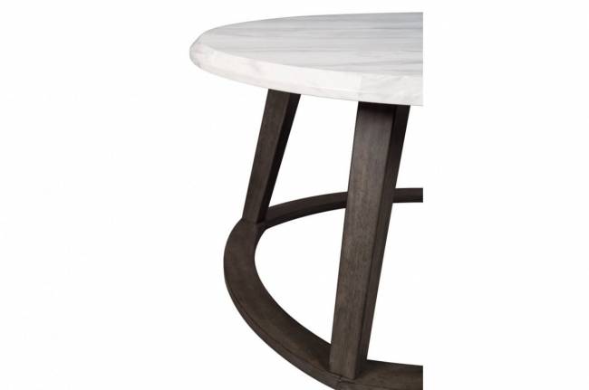 Столик прикроватный Luvoni  T414-13-2 малый, 61х61х61 см, черный/белый