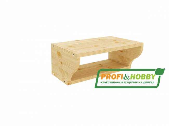 Полка для специй 450 х 180 х 280 без покраски Полка для специй 450 х 180 х 280 без покраски