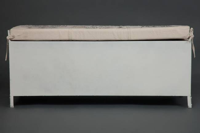 Банкетка Secret de Maison Стил/Steel (мод. M-14527) металл, 120х41х52см, белый белая металл Банкетка Secret de Maison Стил/Steel (мод. M-14527) металл, 120х41х52см, белый белая металл