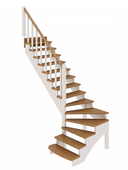 Деревянная лестница К-001м/1 под покраску