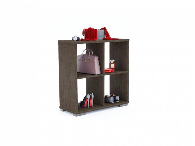 Стеллаж Стильный  С-3 венге темный